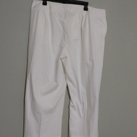 Rafaella Crop Pant Off White Size 18W - Picture 2 of 4